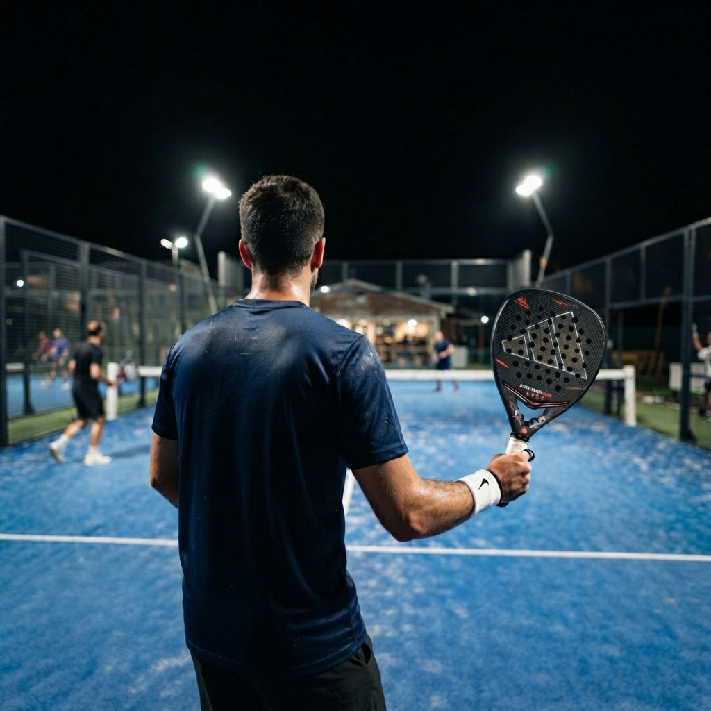 Padeladd players on court